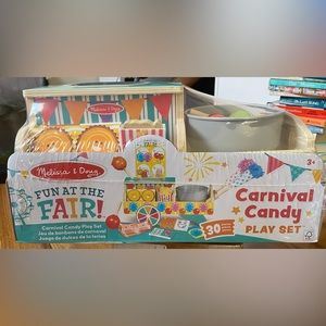 Brand new Melissa and Doug Playset! Fun at the fair! Carnival Candy Playset!